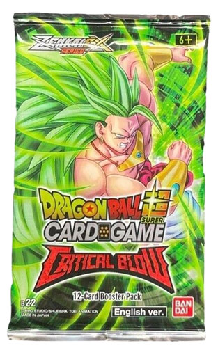 Bandai Dragon Ball Super Trading Cards - Zenkai Series Critical Blow B22 -  PACK (12 Cards):  - Toys, Plush, Trading Cards, Action  Figures & Games online retail store shop sale