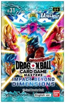 Bandai Dragon Ball Super Ultra-Bout Series - Impact Beyond Dimensions B31 - BOOSTER PACK [12 Cards]
