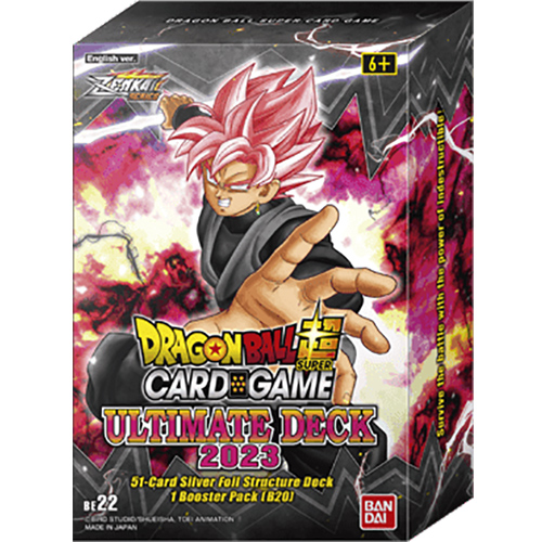 Bandai Dragon Ball Super Trading Cards - 2023 ULTIMATE DECK [BE22](51-Card Silver Foil Deck, 1 Pack)