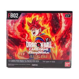 Bandai Dragon Ball Super Trading Cards - Fusion World Blazing Aura FB02 - BOX [24 Packs]