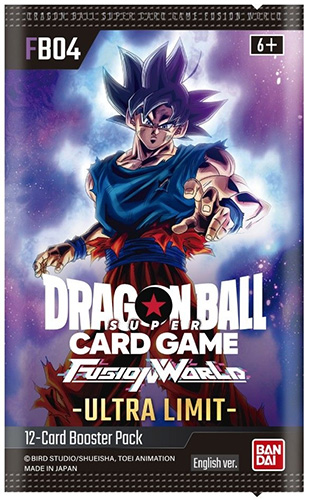 Bandai Dragon Ball Super Trading Cards - Fusion World Ultra Limit FB04 -  PACK [12 Cards]: BBToyStore.com - Toys, Plush, Trading Cards, Action  Figures & Games online retail store shop sale