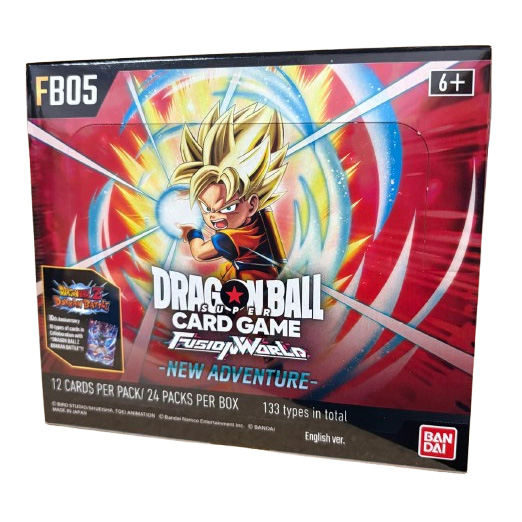 Bandai Dragon Ball Super Trading Cards - Fusion World New Adventure FB05 - BOX [24 Packs]