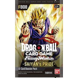 Bandai Dragon Ball Super Trading Cards - Fusion World Saiyan's Pride FB08 - PACK [12 Cards]
