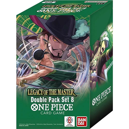 Bandai One Piece Trading Cards - Double Pack Set DP-08 - LEGACY OF THE MASTER [OP-12 Packs]