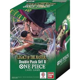 Bandai One Piece Trading Cards - Double Pack Set DP-08 - LEGACY OF THE MASTER [OP-12 Packs]