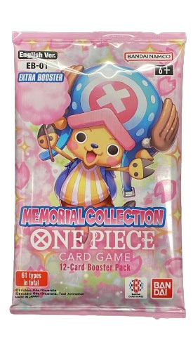 Bandai One Piece Trading Cards - Memorial Collection EB-01 - BOOSTER PACK [12 Cards]