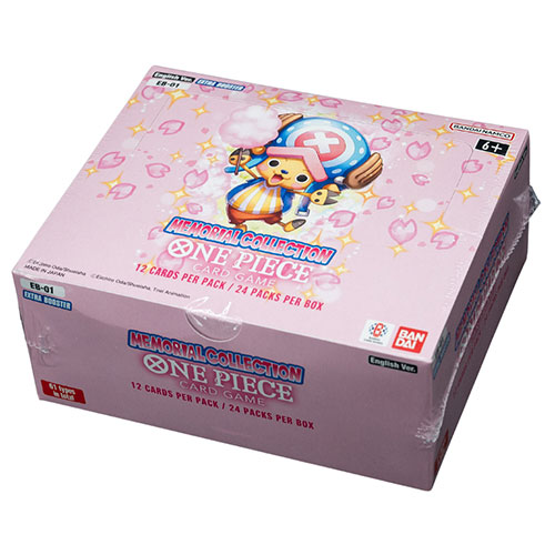 Bandai One Piece Trading Cards - Memorial Collection EB-01 - BOOSTER BOX [24 Packs]