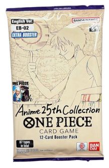 Bandai One Piece Trading Cards - Anime 25th Collection EB-02 - BOOSTER PACK [12 Cards]