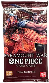 Bandai One Piece Trading Cards - Paramount War OP-02 - BOOSTER PACK (12 Cards)