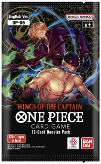Bandai One Piece Trading Cards - Wings of the Captain OP-06 - BOOSTER PACK (12 Cards)