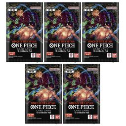 Bandai One Piece Trading Cards - Wings of the Captain OP-06 - BOOSTER PACKS [5 Pack Lot]