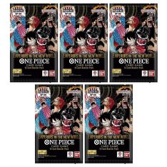 Bandai One Piece Trading Cards - Emperors in the New World OP-09 - BOOSTER PACKS [5 Pack Lot]