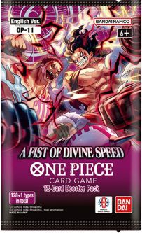 Bandai One Piece Trading Cards - A Fist of Divine Speed OP-11 - BOOSTER PACK [12 Cards]