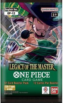 Bandai One Piece Trading Cards - Legacy of the Master OP-12 - BOOSTER PACK [12 Cards]