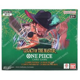 Bandai One Piece Trading Cards - Legacy of the Master OP-12 - BOOSTER BOX [24 Packs]