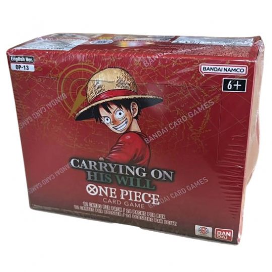 Bandai One Piece Trading Cards - Carrying On His Will OP-13