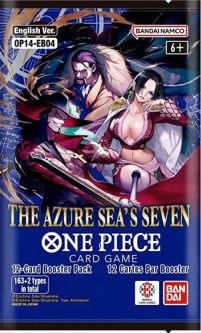 Bandai One Piece Trading Cards - The Azure Sea's Seven OP14-EB04 - BOOSTER PACK [12 Cards]