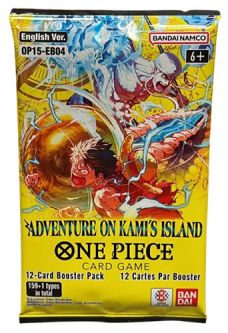 Bandai One Piece Trading Cards - Adventure on Kami's Island OP15-EB04 - BOOSTER PACK [12 Cards]