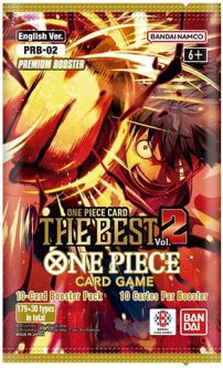 Bandai One Piece Trading Cards - The Best Vol. 2 PRB-02 - PREMIUM BOOSTER PACK [10 Cards]
