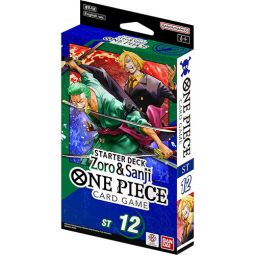 Bandai One Piece Trading Cards - Starter Deck ST-12 - ZORO & SANJI (50-Card Deck)