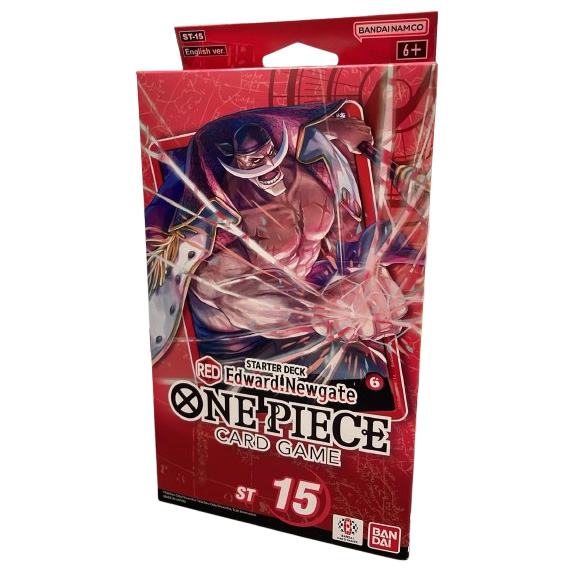 Bandai One Piece Trading Cards - Starter Deck ST-15 - RED EDWARD NEWGATE (50-Card Deck)