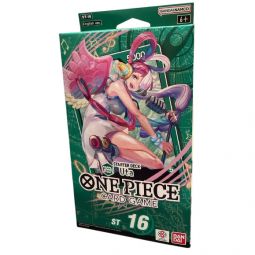 Bandai One Piece Trading Cards - Starter Deck ST-16 - GREEN UTA (50-Card Deck)