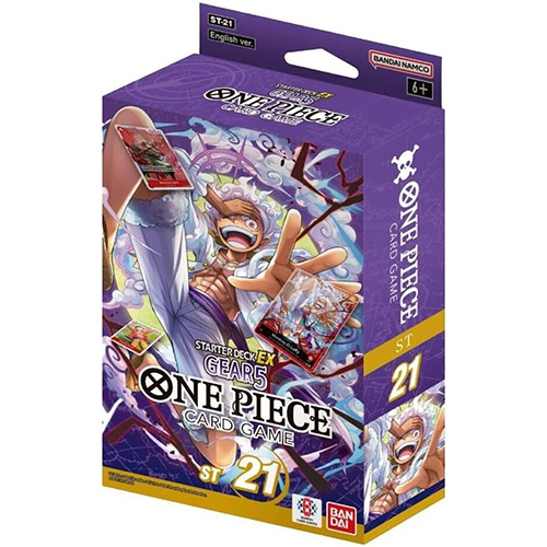 Bandai One Piece Trading Cards - Starter Deck EX ST-21 - GEAR 5 (50-Card Deck & 70 Sleeves)