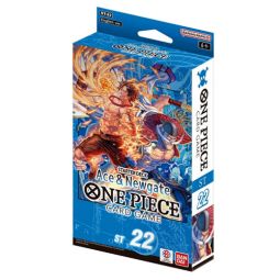 Bandai One Piece Trading Cards - Starter Deck ST-22 - ACE & NEWGATE (50-Card Deck)