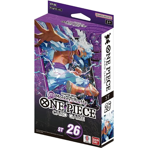 Bandai One Piece Trading Cards - Starter Deck ST-26 - PURPLE MONKEY D. LUFFY (50-Card Deck)