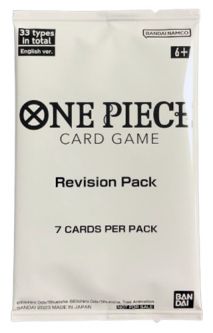 Bandai One Piece Trading Cards - REVISION PACK (7 Cards per pack)