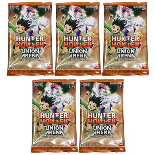 hunter x hunter booster box english Union Arena Booster Box English Bandai Union Arena Hunter X Hunter Booster Box UA03BT Japanese Cards (20 Packs, Factory Sealed) Union Arena Booster Pack Hunter