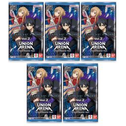 Union Arena English TCG - Sword Art Online Vol. 2 UEX06BT - BOOSTER PACKS [5 Pack Lot]