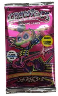 Craniacs Trading Cards - Series 2 - BOOSTER HOBBY PACK [6 Cards & 1 Sticker or Chase]