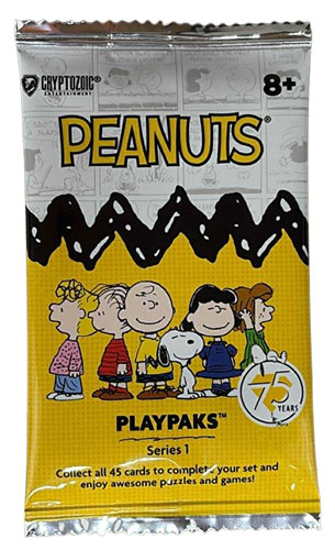 Cryptozoic Trading Cards - Peanuts (75 Years) Playpaks Series 1 - BOOSTER PACK (5 cards)