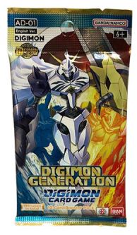 Digimon English Trading Card Game - Digimon Generation AD-01 - BOOSTER PACK (12 Cards)