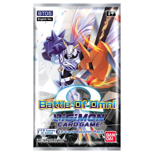 digimon card game bt-05 Game: Battle of Omni[BT-05] Booster Pack 13 Japanese booster pack by Bandai Digimon Battle of Omni Booster