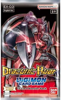 Digimon English Trading Card Game - Draconic Roar EX03 - BOOSTER PACK (12 Cards)