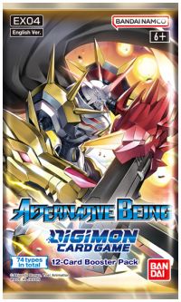 Digimon English Trading Card Game - Alternative Being EX04 - BOOSTER PACK (12 Cards)