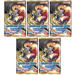 Digimon English Trading Card Game - Alternative Being EX04 - BOOSTER PACKS (5 Pack Lot)