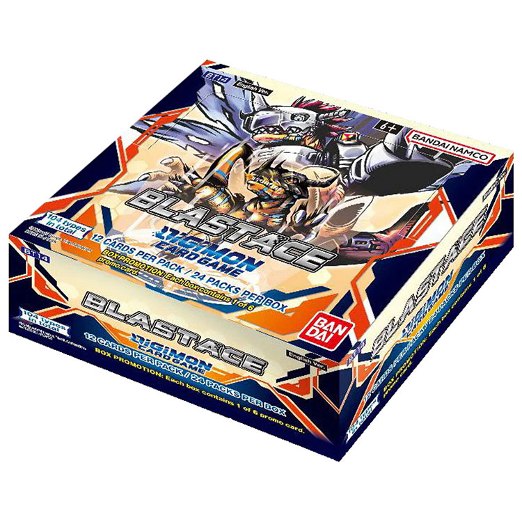 Digimon English Trading Card Game - Blast Ace BT14 - BOOSTER BOX (24 Packs)
