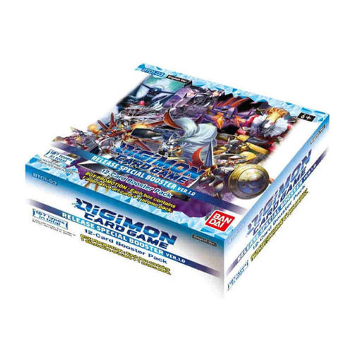 Digimon English Trading Card Game - Release Special Booster Ver. 1.0 - BOX (24 Packs) BT01-03