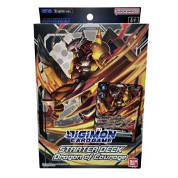 Digimon English Trading Card Game - Starter Deck ST-15 - DRAGON OF COURAGE (54 Card Deck)