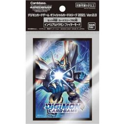 Digimon Trading Card Supplies - Deck Sleeves - IMPERIALDRAMON FIGHTER MODE (60 Sleeves)