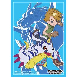 Digimon Trading Card Supplies - Deck Sleeves - MATT & GABUMON (60 Sleeves)