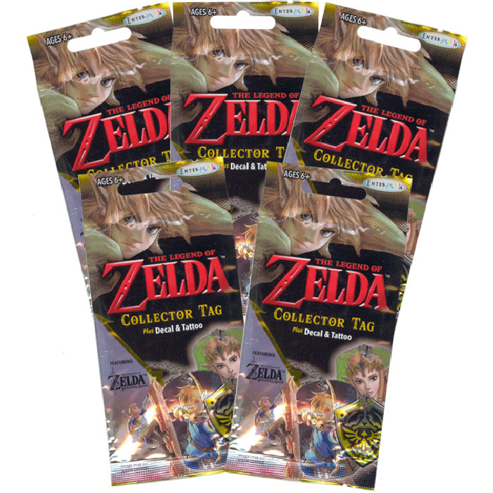 Enterplay - The Legend of Zelda Collector Dog Tags - PACKS (5 Pack Lot)