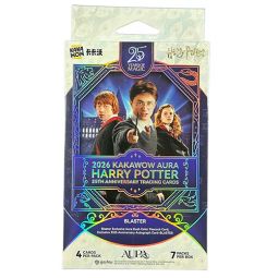 2026 Kakawow Aura Harry Potter 25th Anniversary Trading Cards - BLASTER BOX [7 Packs]