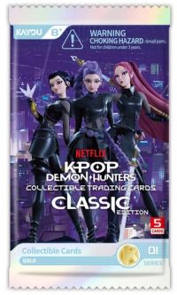 Kayou Netflix K-Pop Demon Hunters Trading Cards - Classic Edition Series 1 - PACK [5 Cards]