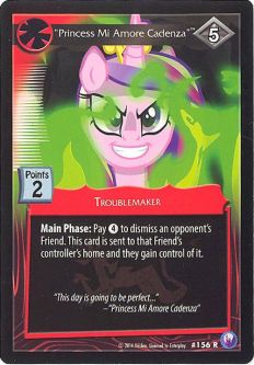 My Little Pony - CCG - Canterlot Nights - #156 PRINCESS MI AMORE CADENZA (rare) My Little Pony - CCG - Canterlot Nights - #156 PRINCESS MI AMORE CADENZA (rare)