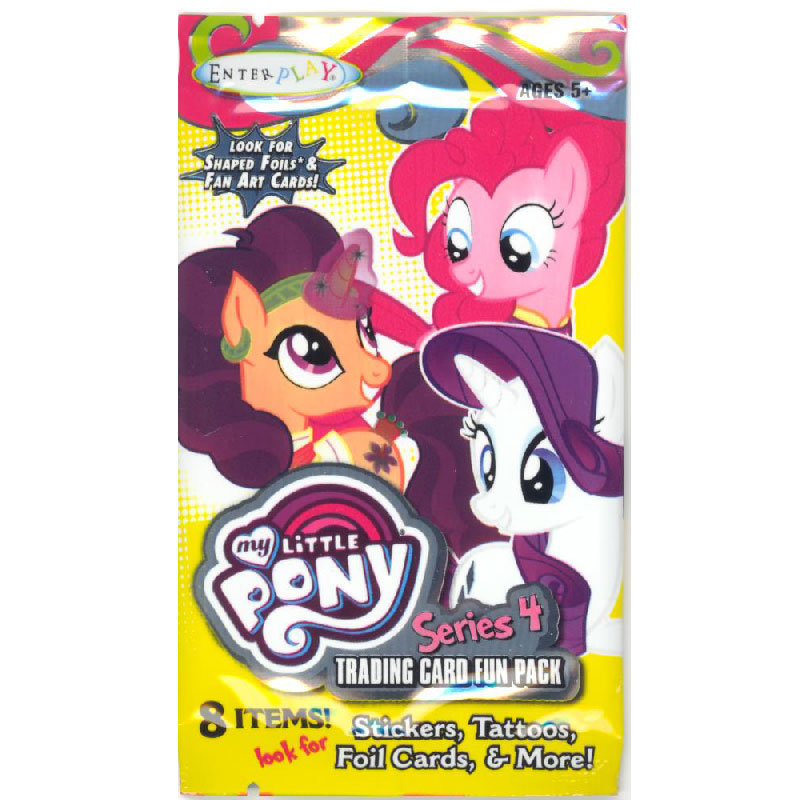 My Little Pony - Friendship is Magic - Series 4 - Trading Card Fun - PACK (8 Cards)