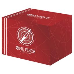 Bandai One Piece Trading Card Supplies - Card Case Deck Box - RED COMPASS (Includes Separator)